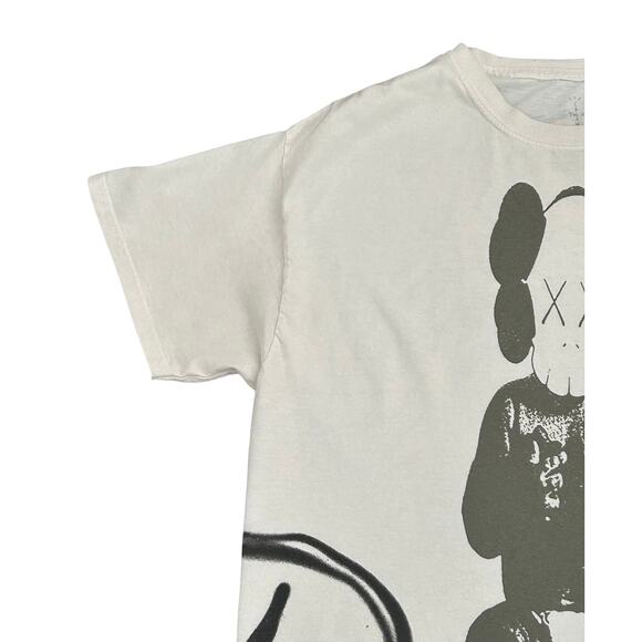 Travis Scott Cactus Jack x Kaws For Fragment Cream T Shirt Sz M - Picture 3 of 12